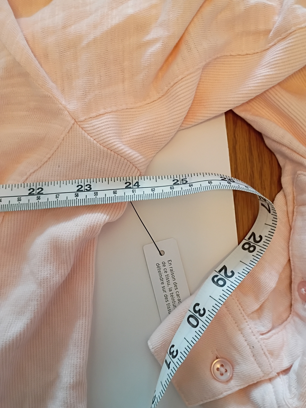 Caslon Pale Pink Long-Sleeve Button Down Pocket Shirt - Picture 6 of 7